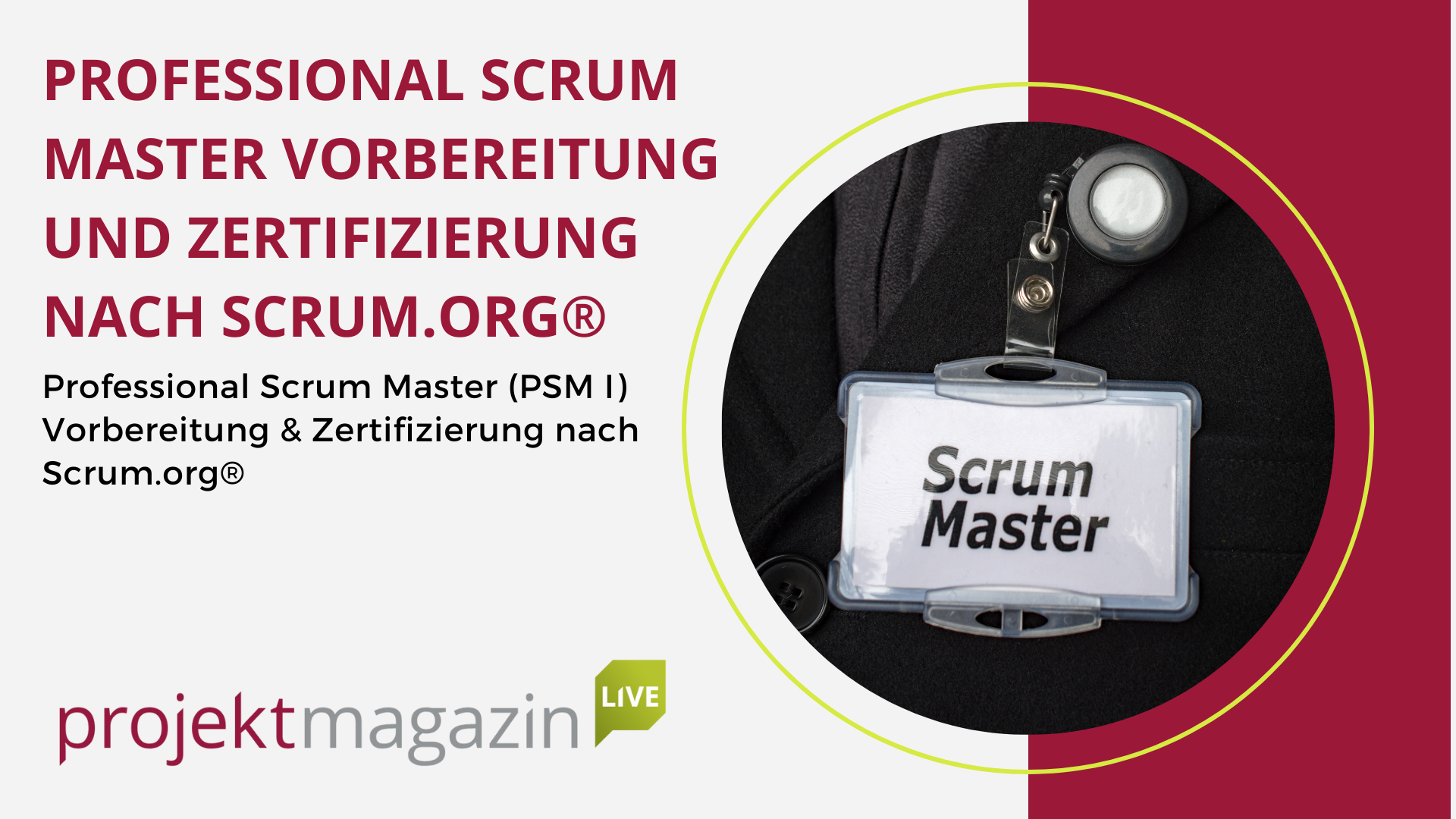 PSM 1 Kurs und Zertifizierung Professional Scrum Master bei