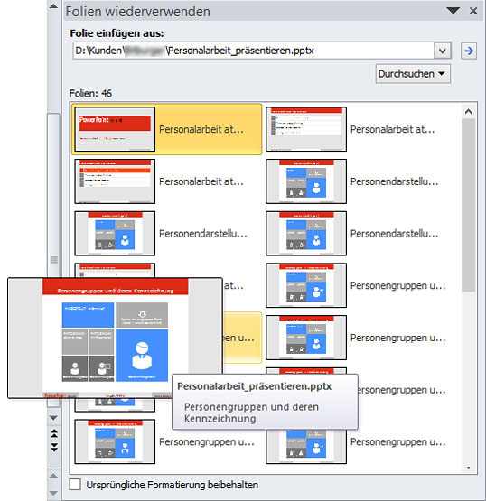 Layout Wildwuchs Vermeiden Powerpoint So Fuhren Sie Folien Aus Unterschiedlichen Quellen Zusammen