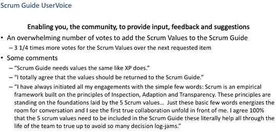 Kommentare aus der Scrum-Community