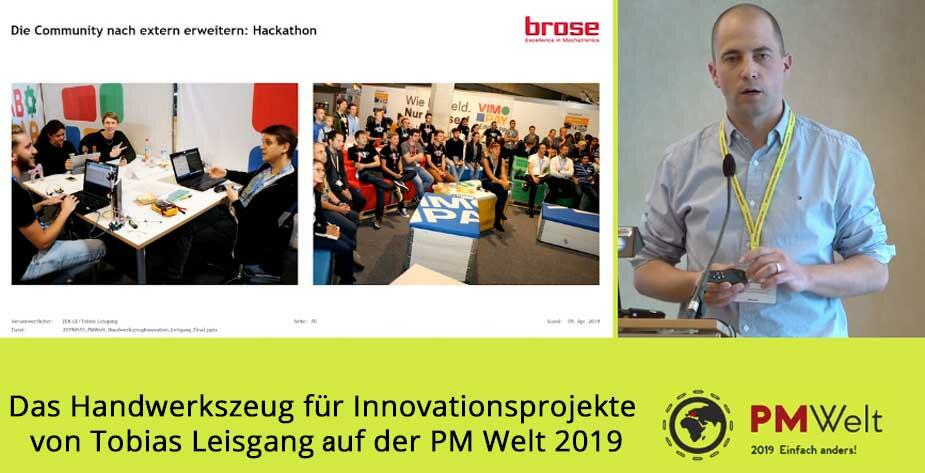 Unser Referent stellt drei Werkszeuge für erfolgreiche Innovationsprojekte vor