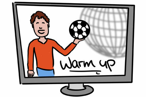 Warm-ups für Online-Meetings