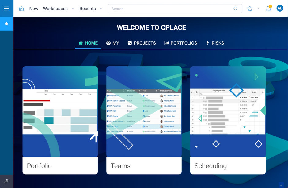 cplace Landing Page