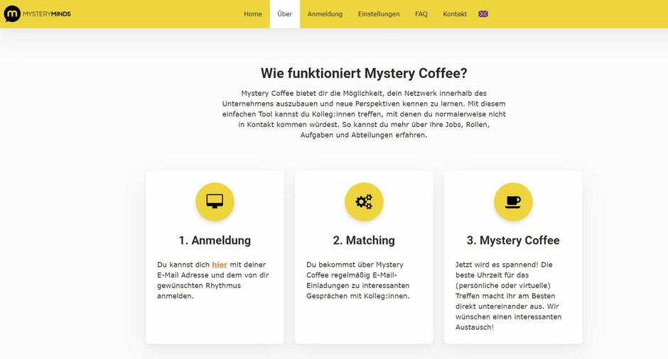 Mystery Coffee Landing Page - Komplett personalisierbar