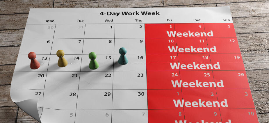 Die Vier-Tage-Woche: Mehr Leistung trotz reduzierter Arbeitszeit