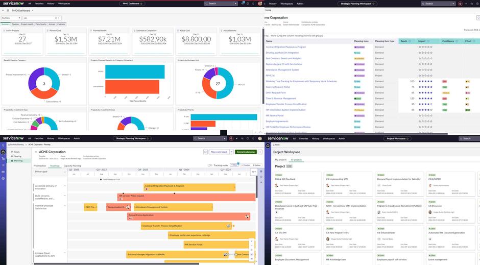 ServiceNow SPM-agiles Projektmanagement