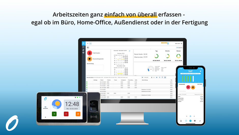 Zeiterfassung mit Desktop App und Terminal - TimO