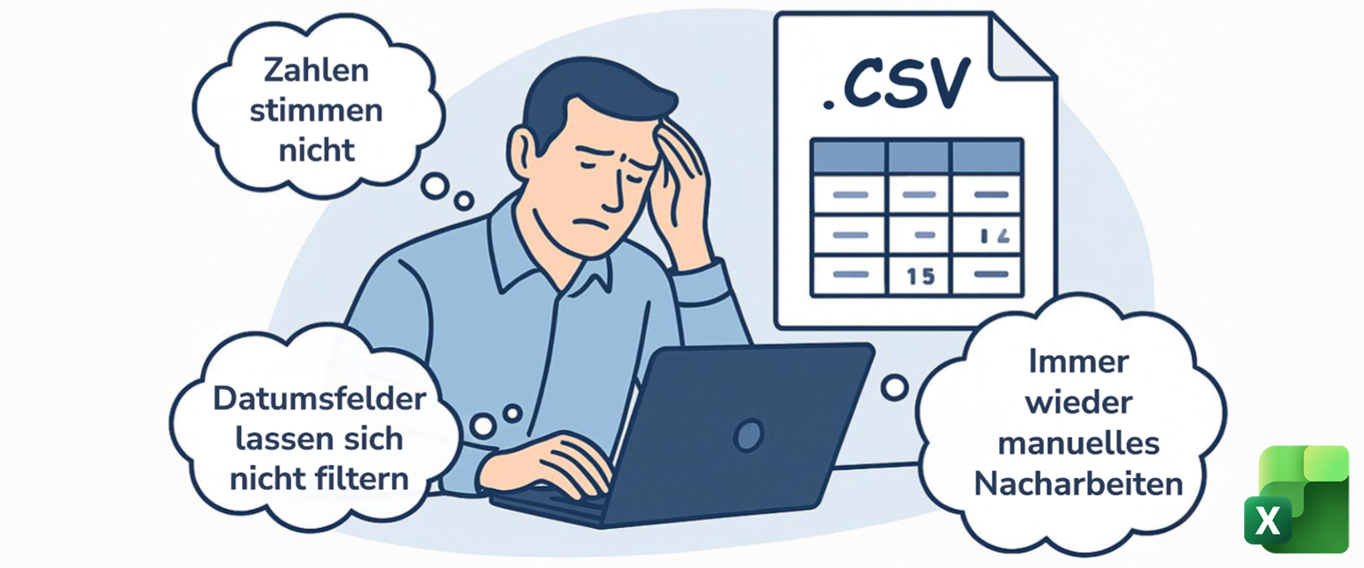 Excel – CSV-Dateien ab sofort fehlerfrei einlesen