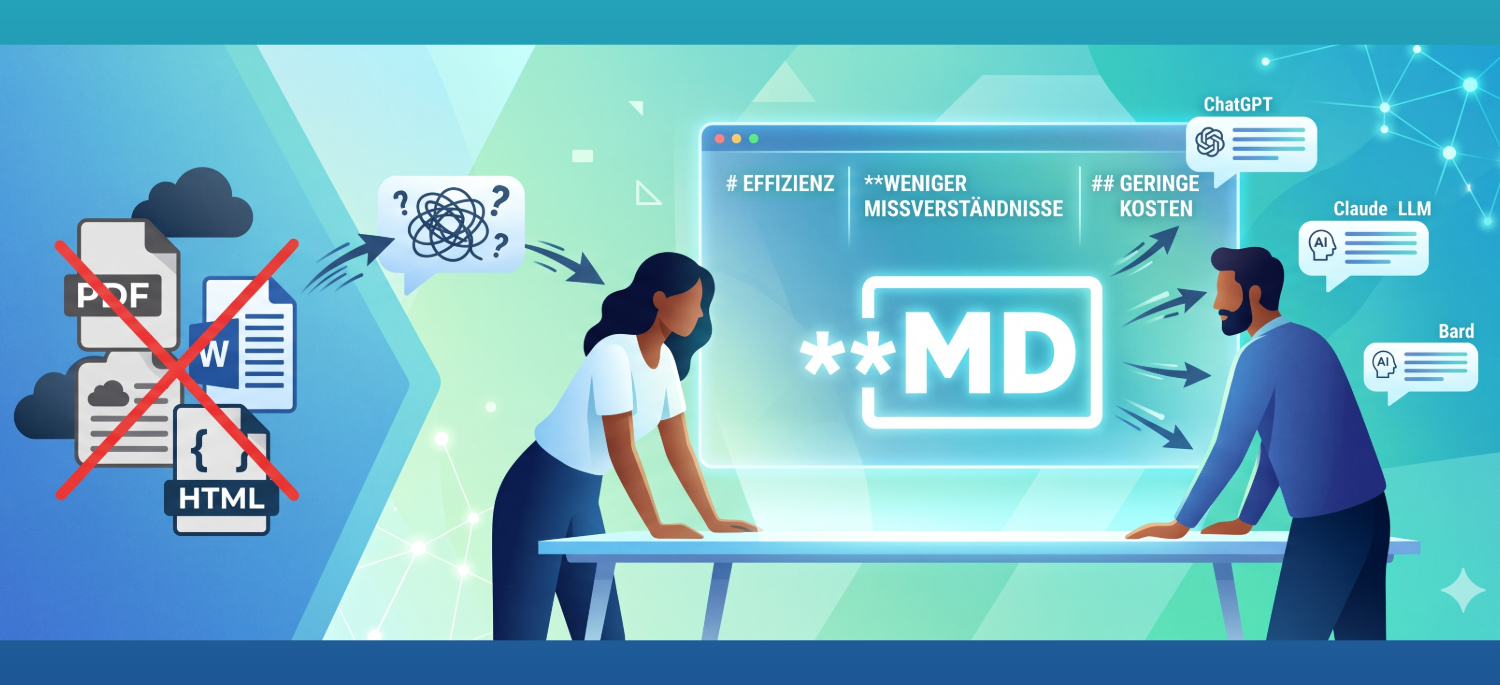 Mit Markdown Prompts und Daten für KI-Anwendungen beliebig wiederverwenden