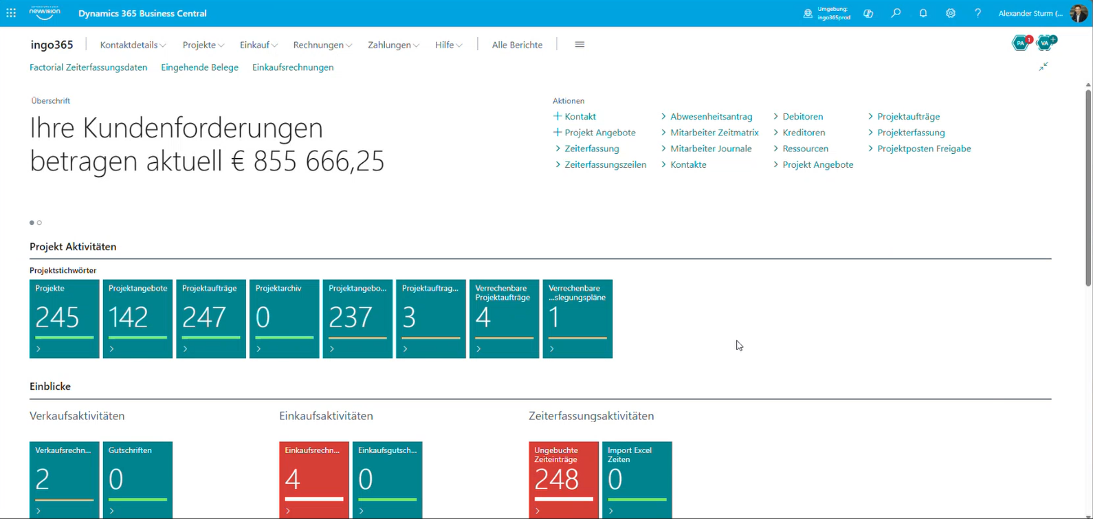 ingo365 - ERP, HR und DMS | Software für Architektur- und Ingenieurbüros | newvision