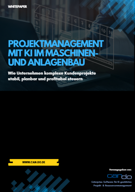 Projektmanagement mit KI im Maschinen- & Anlagenbau
