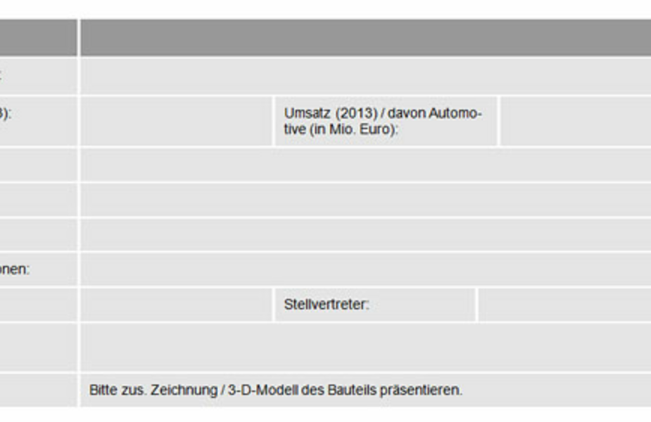 Selbstauskunft Lieferant