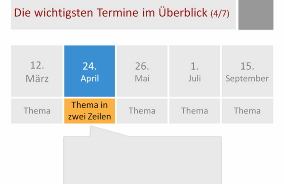 Terminübersichten