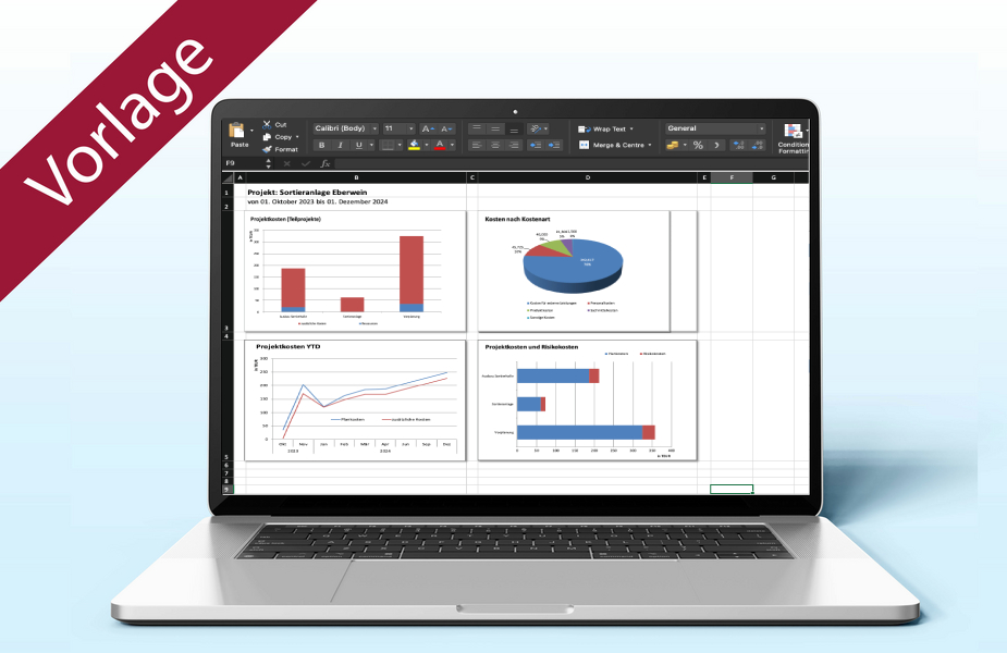 vorschau Projektkalkulation | Vorlage Excel