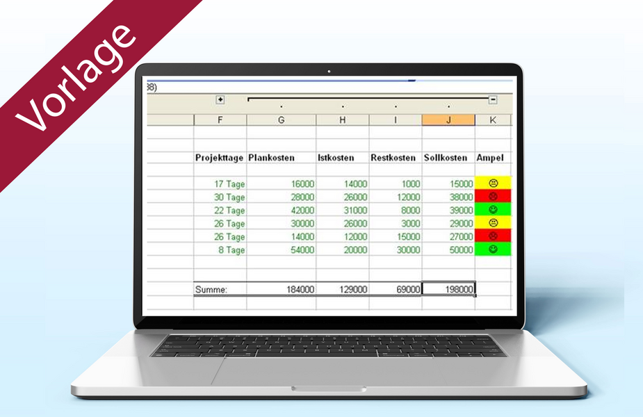 Projektplan - Excel-Vorlage mit Beispiel