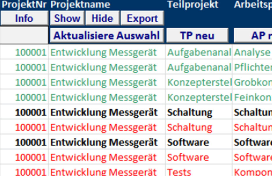 multiprojektmanagement excel vorlage bild 1