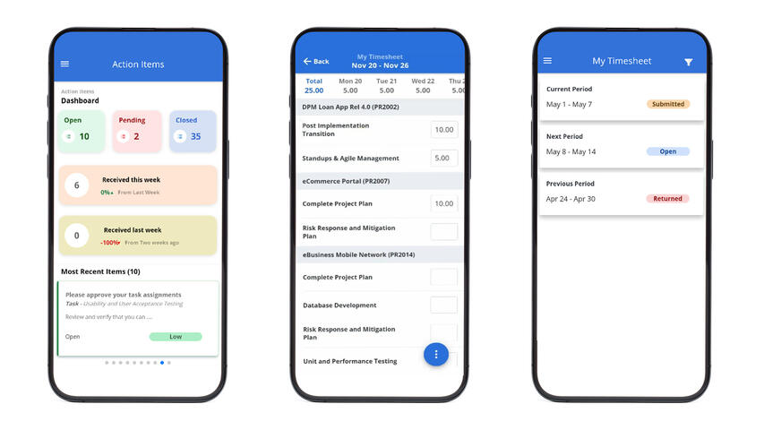 Mobile Zeiterfassung in Clarity 