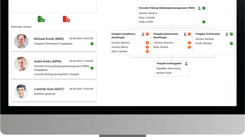Freigabe Workflows