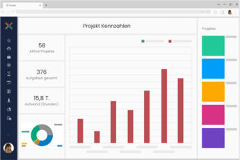 InLoox - Dashboards für das Controlling