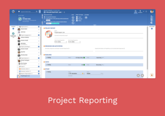 Ein Screenshot der Berichtsansicht des PQFORCE-Projekts