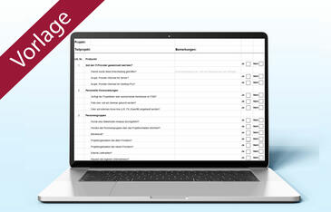 Providerwechsel | Checkliste in Excel