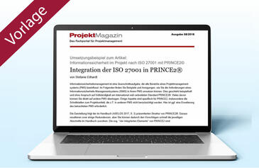 Integration der ISO 27001 in PRINCE2®