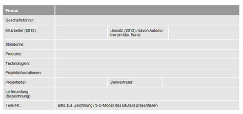 Selbstauskunft Lieferant