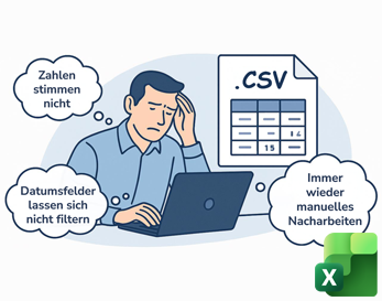 Excel – CSV-Dateien ab sofort fehlerfrei einlesen