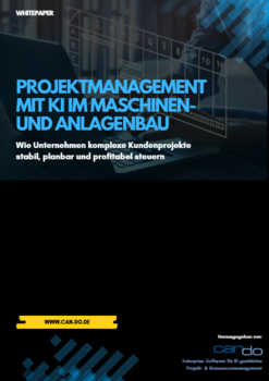 Projektmanagement mit KI im Maschinen- & Anlagenbau