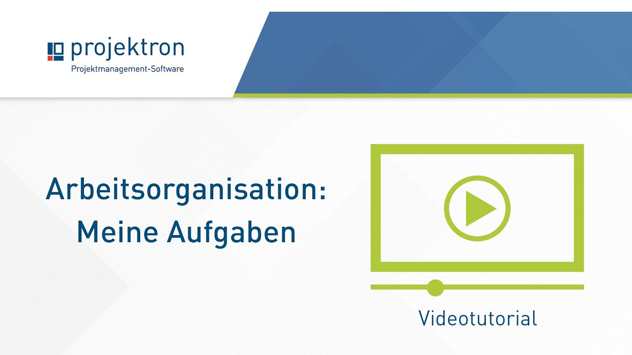 Preview image for the video "Arbeitsorganisation in Projektron BCS".