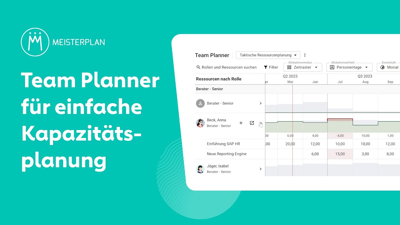 Preview image for the video "Der Team Planner für einfache Kapazitätsplanung".