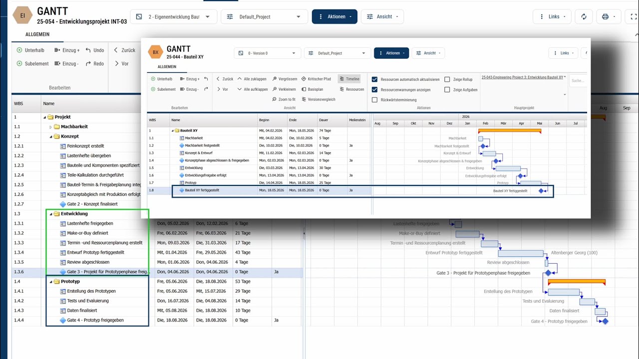 Preview image for the video "Projektplanung mit Projectworx".