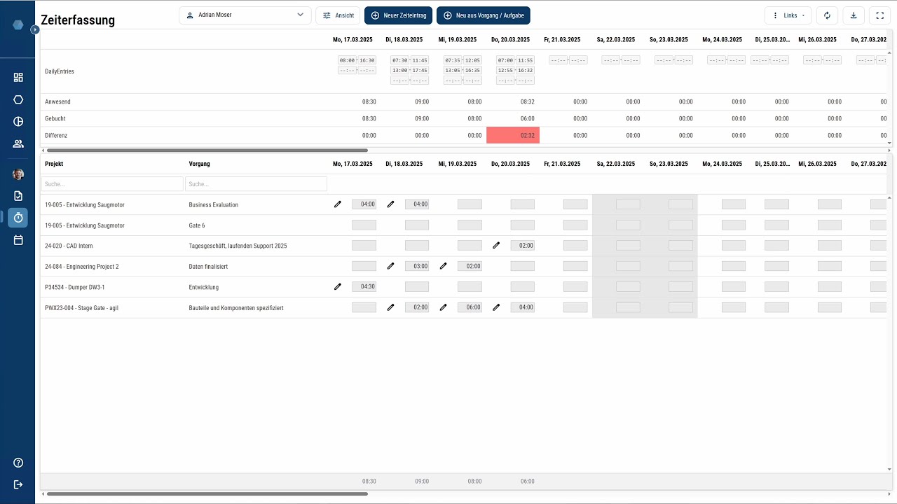Preview image for the video "Projektzeiterfassung mit Projectworx".
