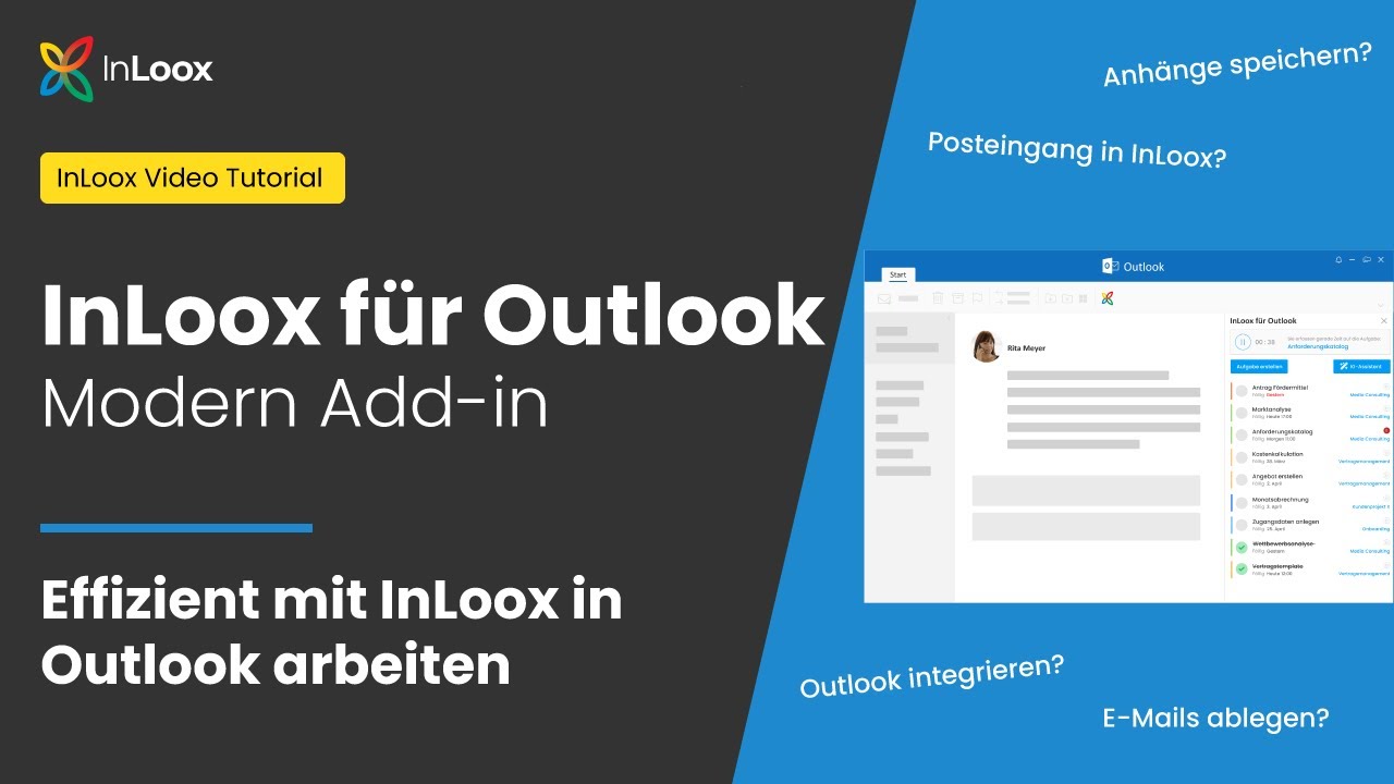 Preview image for the video "InLoox für Outlook - Überblick".